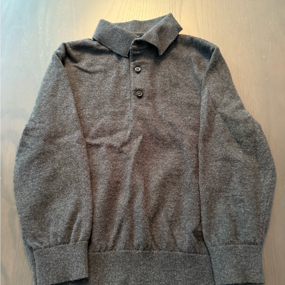 Mayoral Gray Collared Sweater